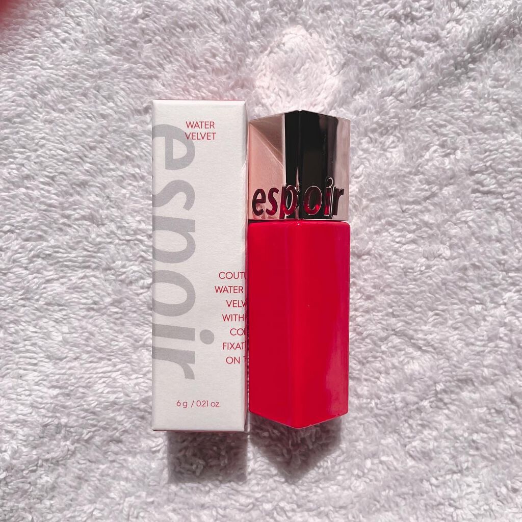 クチュールリップティントウォーターベルベット/espoir/リップティントを使ったクチコミ（1枚目）
