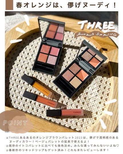 ディメンショナルビジョンアイパレット/THREE/アイシャドウパレットを使ったクチコミ(9枚目)