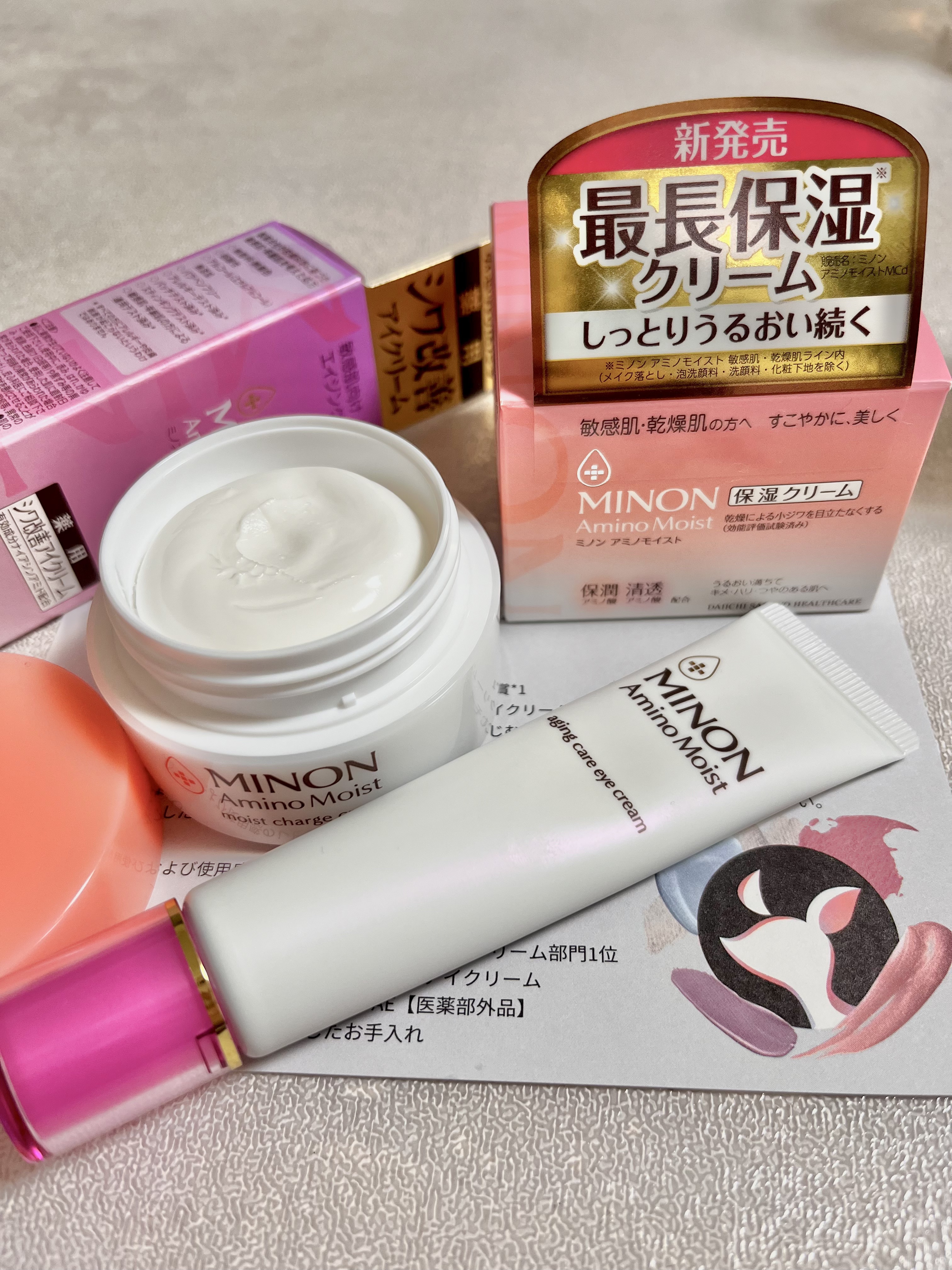 ミノン アミノモイスト モイストチャージ クリーム/ミノン/フェイスクリームを使ったクチコミ（2枚目）