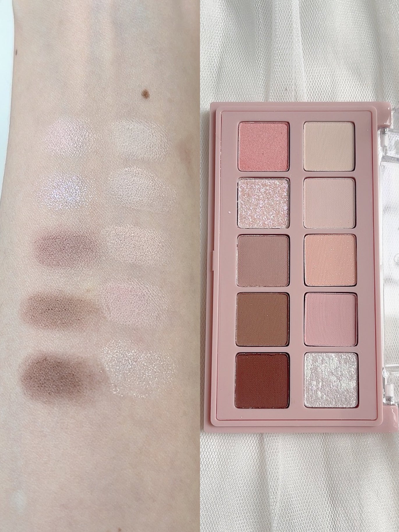 KM ドリームアイシャドウパレット/Kyumme/アイシャドウパレットを使ったクチコミ(3枚目)