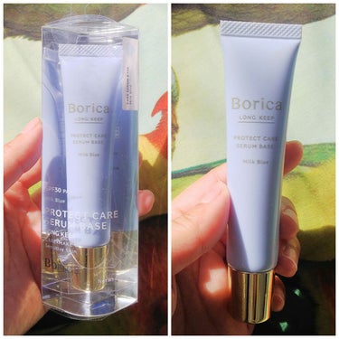 くずれ防止 美容液ケアベース ミルクブルー SPF30 PA++/Borica/化粧下地を使ったクチコミ（1枚目）