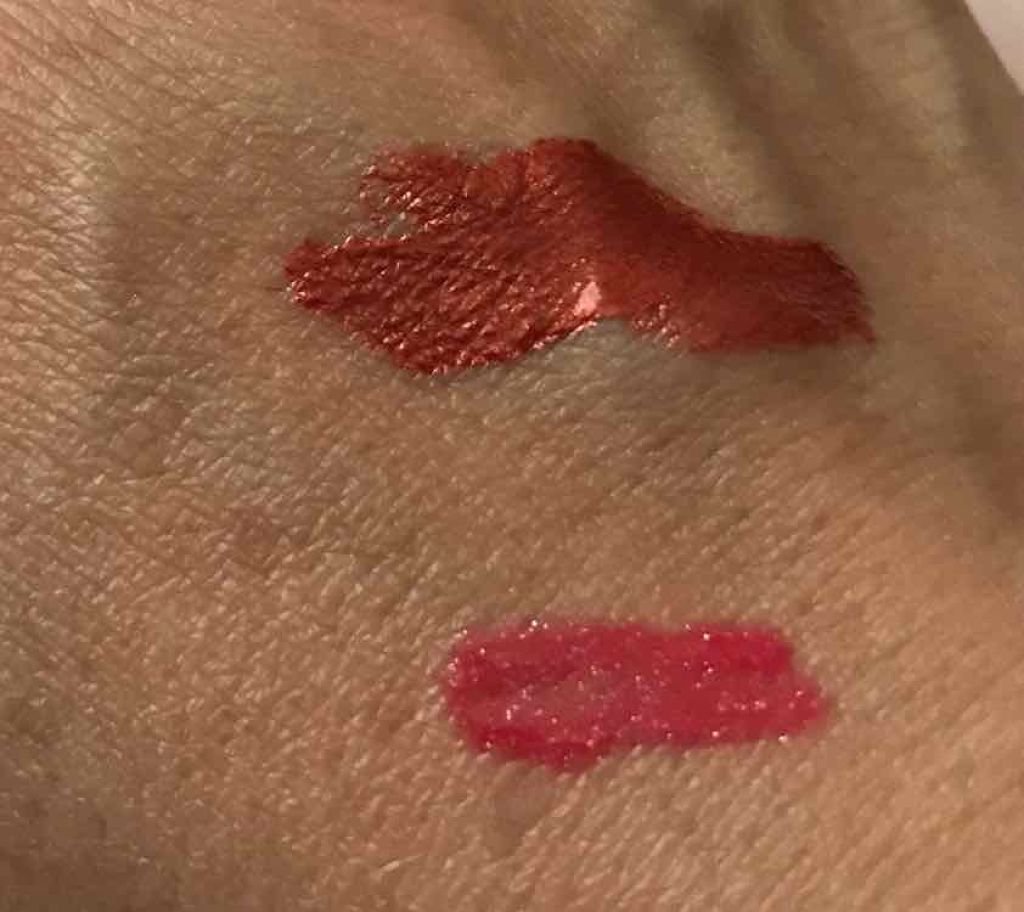 ディオール アディクト ラッカー プランプ 638 サンセット レッド/Dior/リップグロスを使ったクチコミ（2枚目）