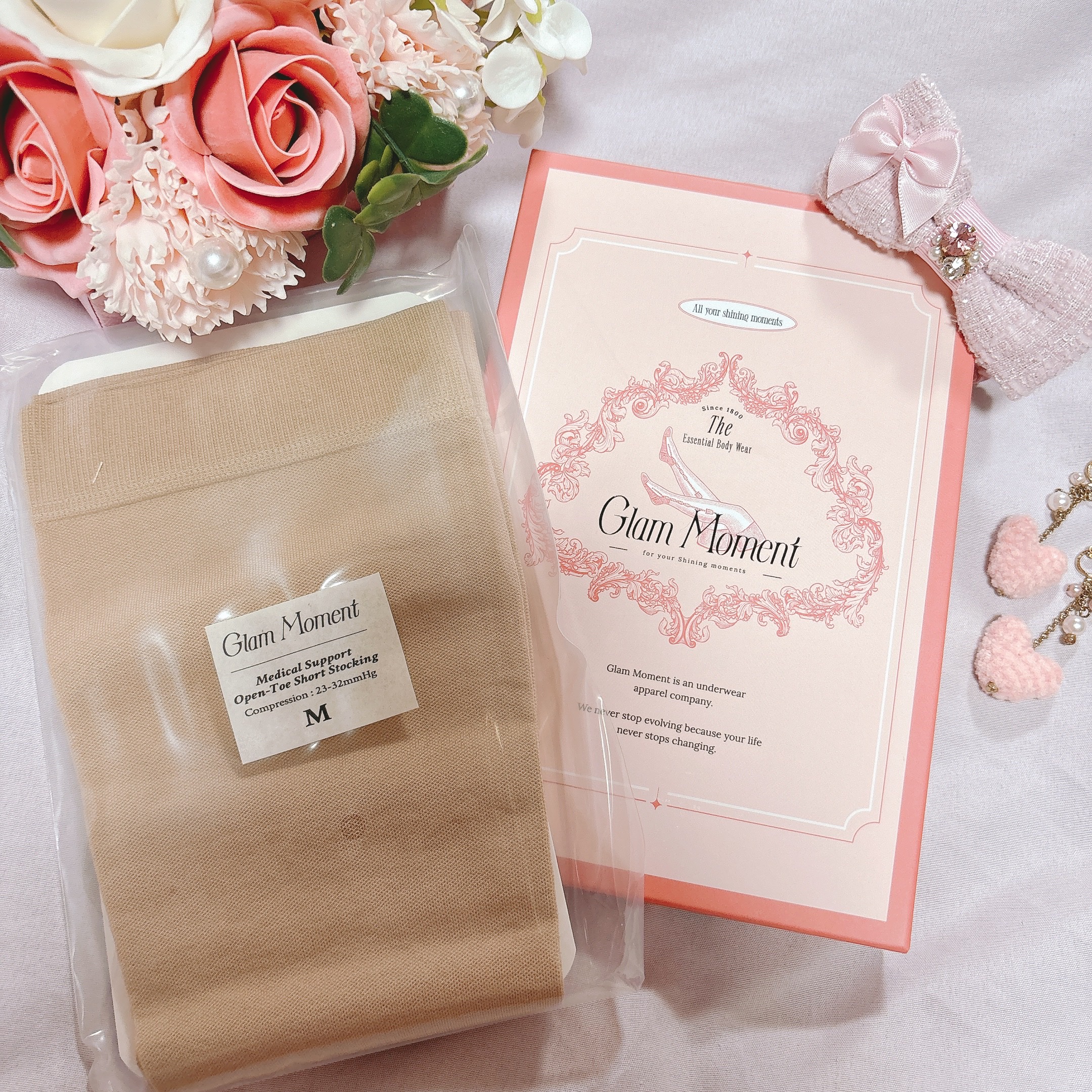 メディカルサポート オープントゥショートストッキング/グラムモーメント/着圧ソックス・レギンスを使ったクチコミ（1枚目）