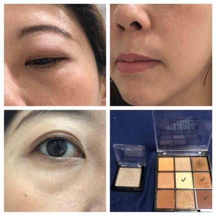 UR GLAM BLOOMING EYE COLOR PALETTE/U R GLAM/アイシャドウパレットを使ったクチコミ(2枚目)