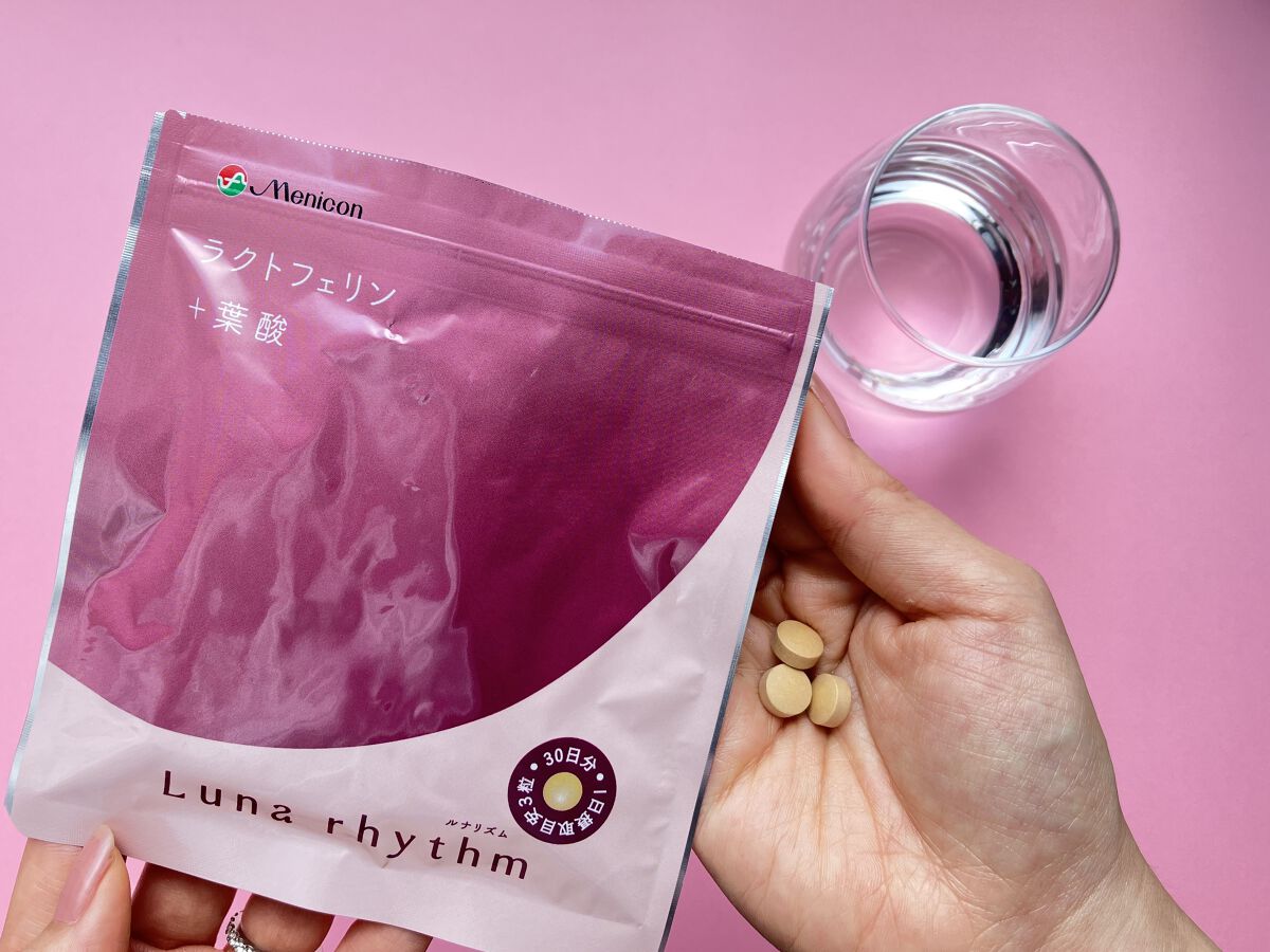 ルナリズム ラクトフェリン＋葉酸/メニコン/美容サプリメントを使ったクチコミ（1枚目）