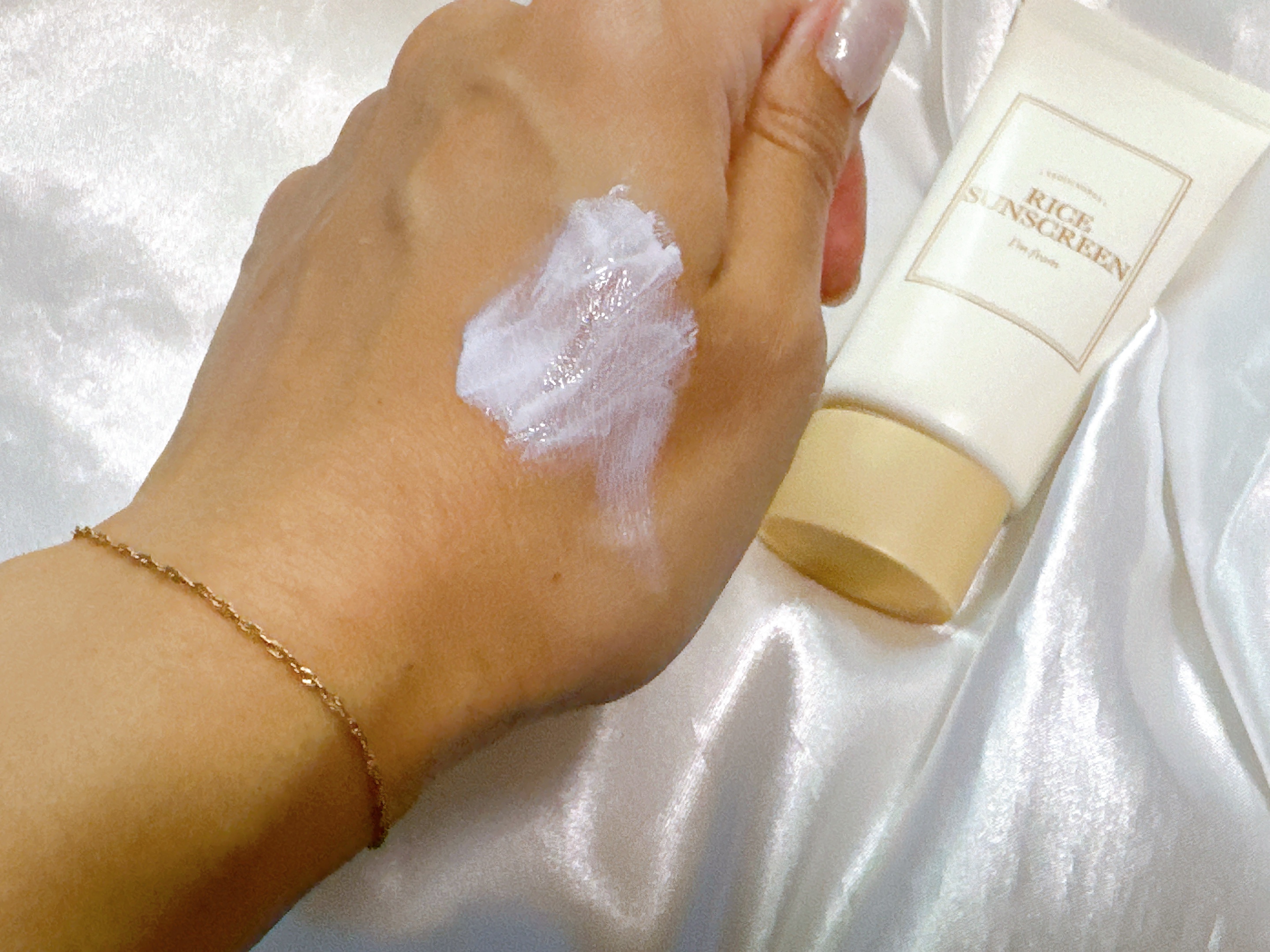 ライスサンスクリーン/I'm from/日焼け止めクリームを使ったクチコミ（3枚目）