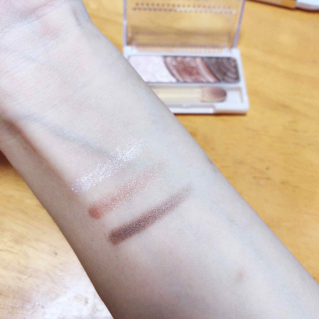 トーンアップアイシャドウ/CEZANNE/アイシャドウパレットを使ったクチコミ（2枚目）