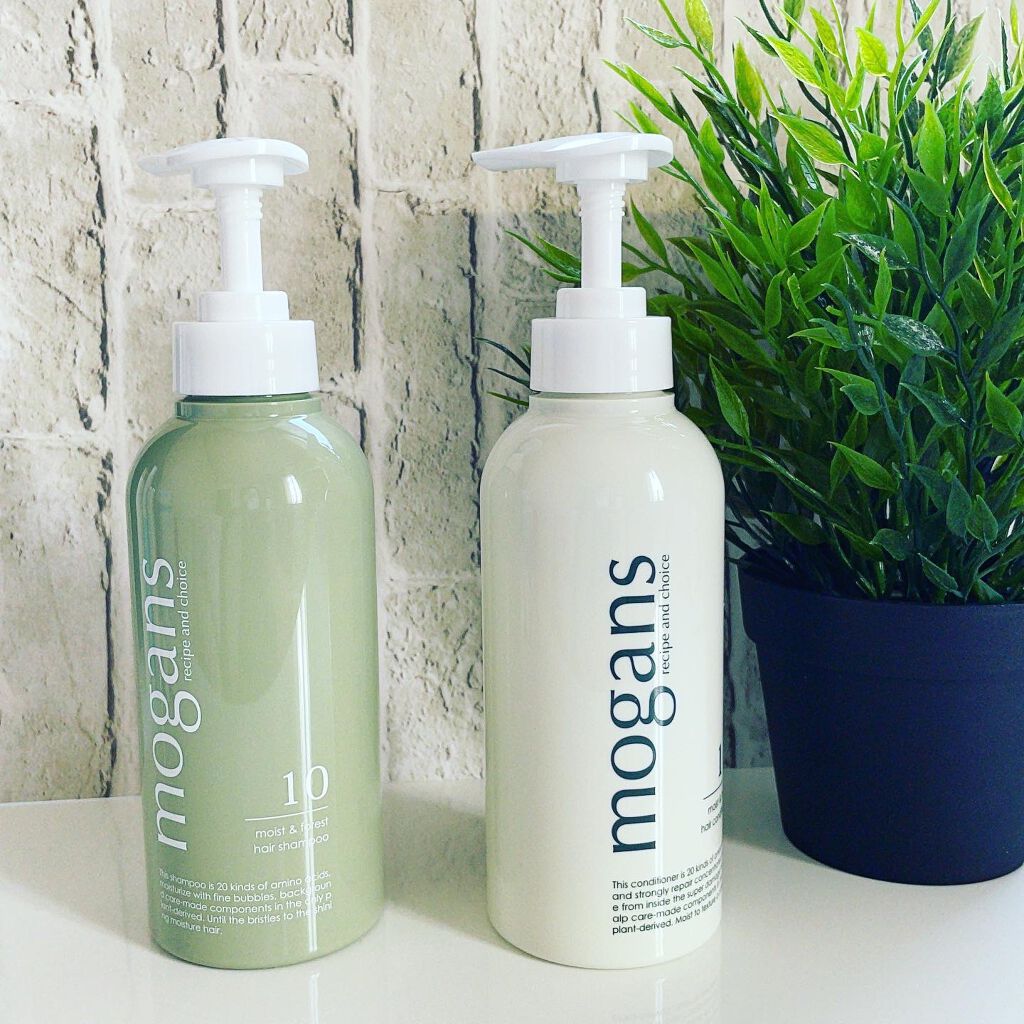 ノンシリコン アミノ酸シャンプー/コンディショナー (モイスト&フォレスト)/MOGANS/市販シャンプーを使ったクチコミ(1枚目)