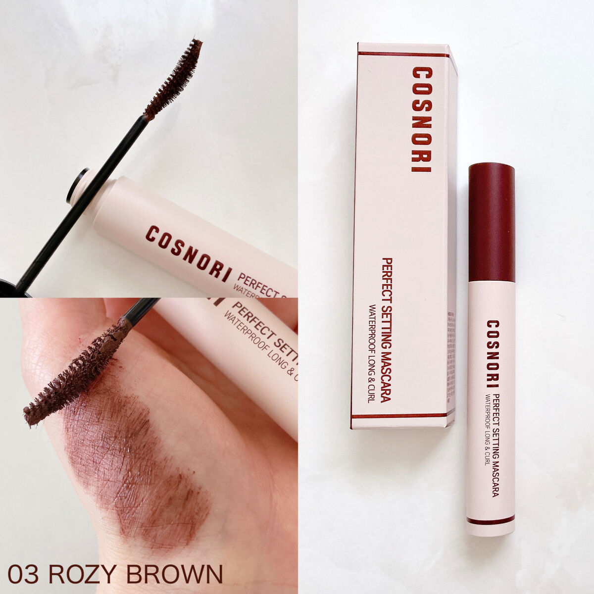 perfect setting mascara /COSNORI/マスカラを使ったクチコミ（3枚目）