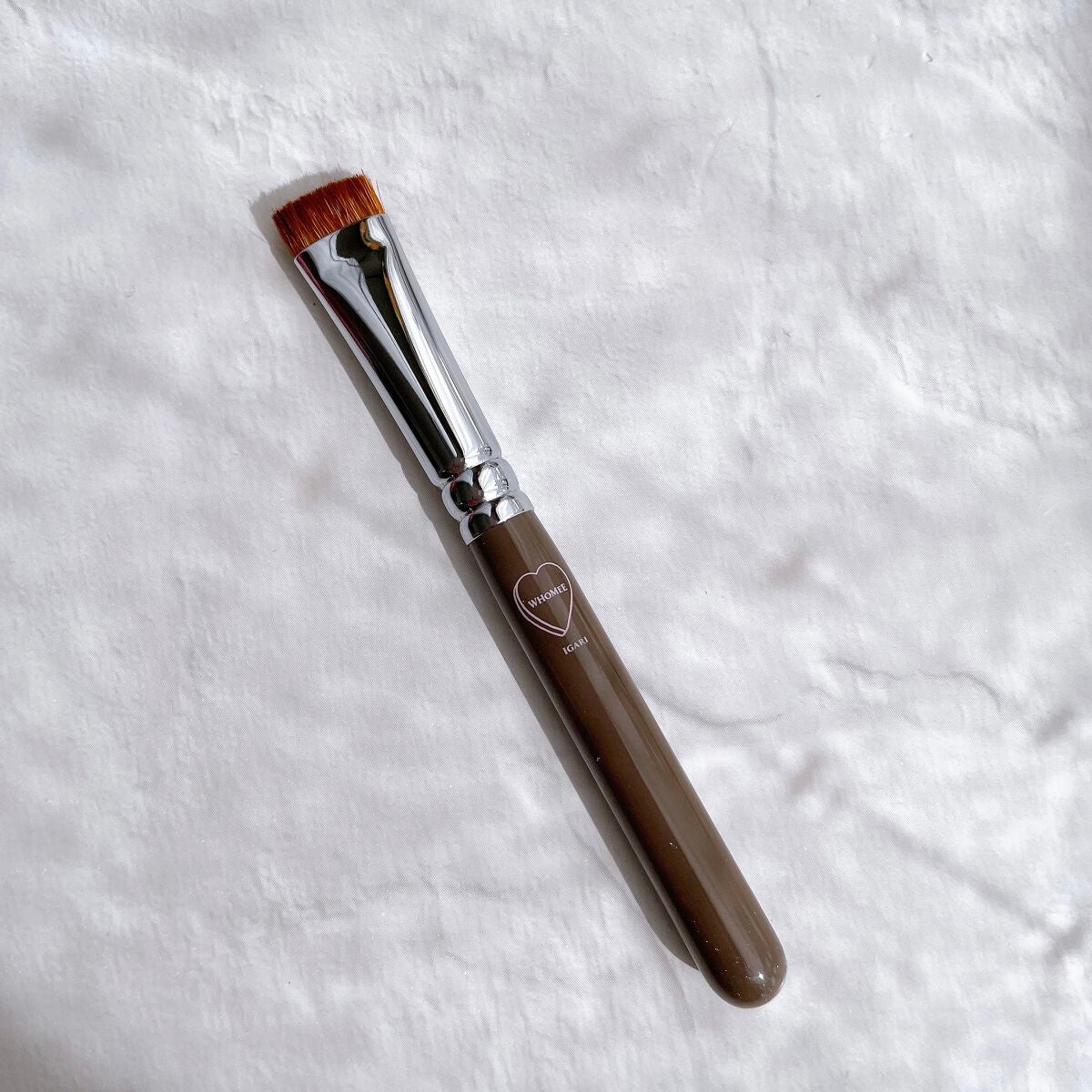 平行眉ブラシ 熊野筆/WHOMEE/メイクブラシを使ったクチコミ(2枚目)