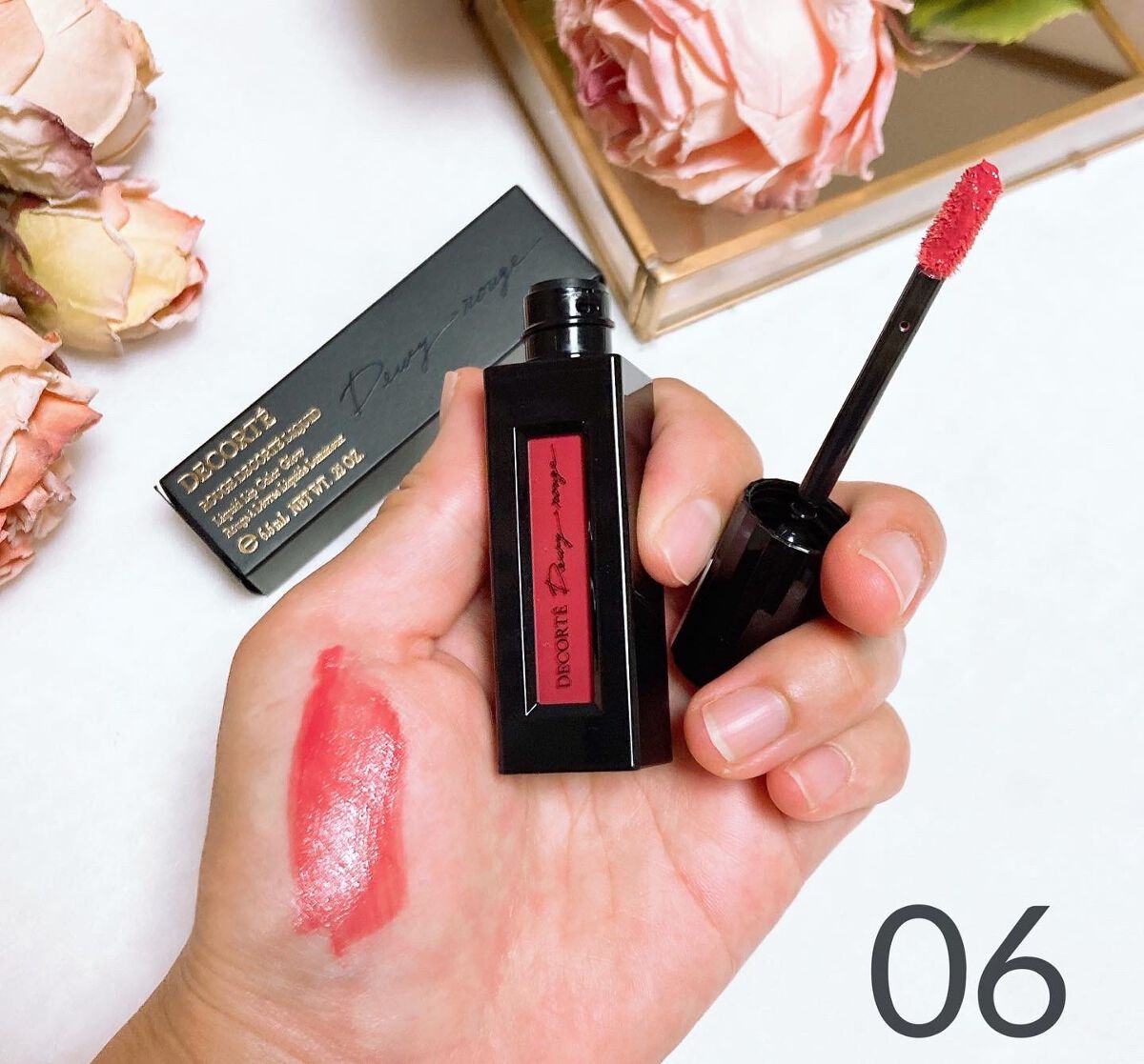 ルージュ デコルテ リキッド/DECORTÉ/口紅を使ったクチコミ(2枚目)