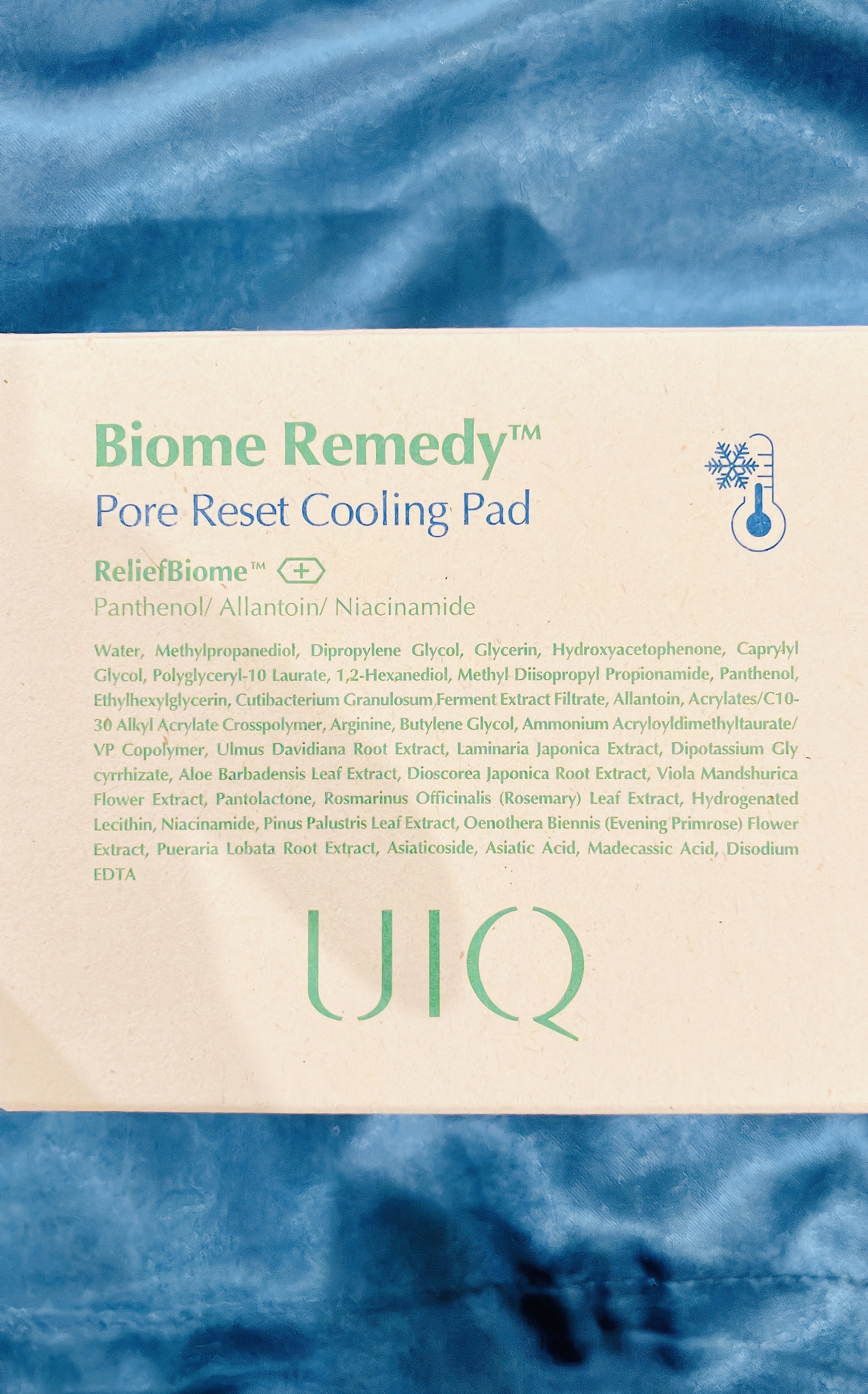 バイオームレメディポアリセットクーリングパッド/UIQ/トナーパッドを使ったクチコミ（3枚目）