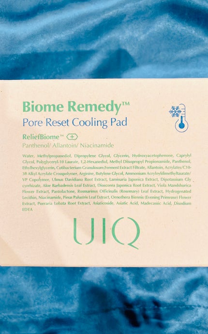 バイオームレメディポアリセットクーリングパッド/UIQ/トナーパッドを使ったクチコミ(3枚目)
