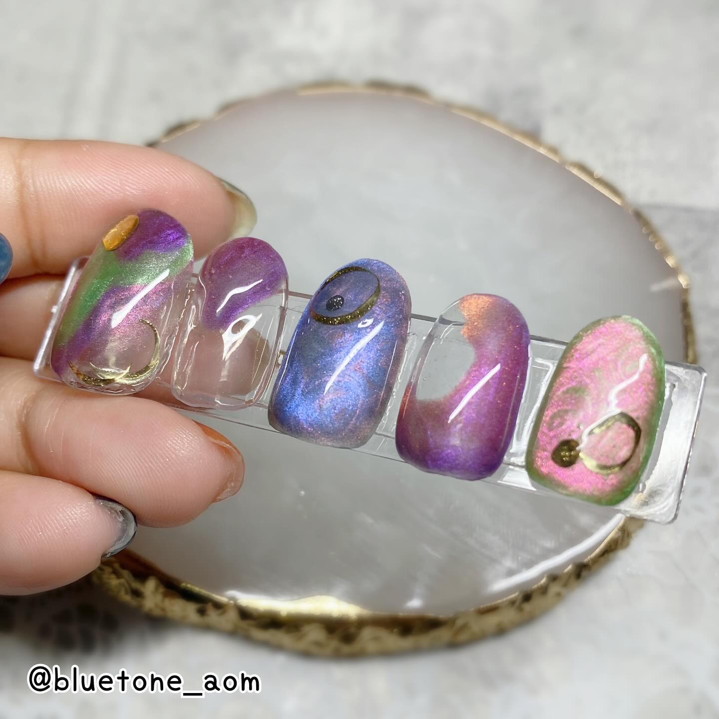 moonlight gel 07/ネイル工房/ジェルネイルを使ったクチコミ（3枚目）