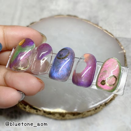 moonlight gel/ネイル工房/ジェルネイルを使ったクチコミ(3枚目)