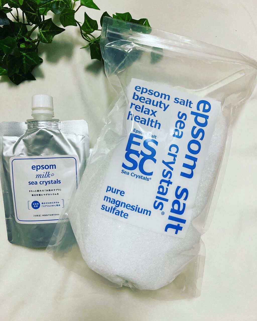 シークリスタルス エプソムソルト オリジナル/sea crystals/無機塩系入浴剤を使ったクチコミ（1枚目）