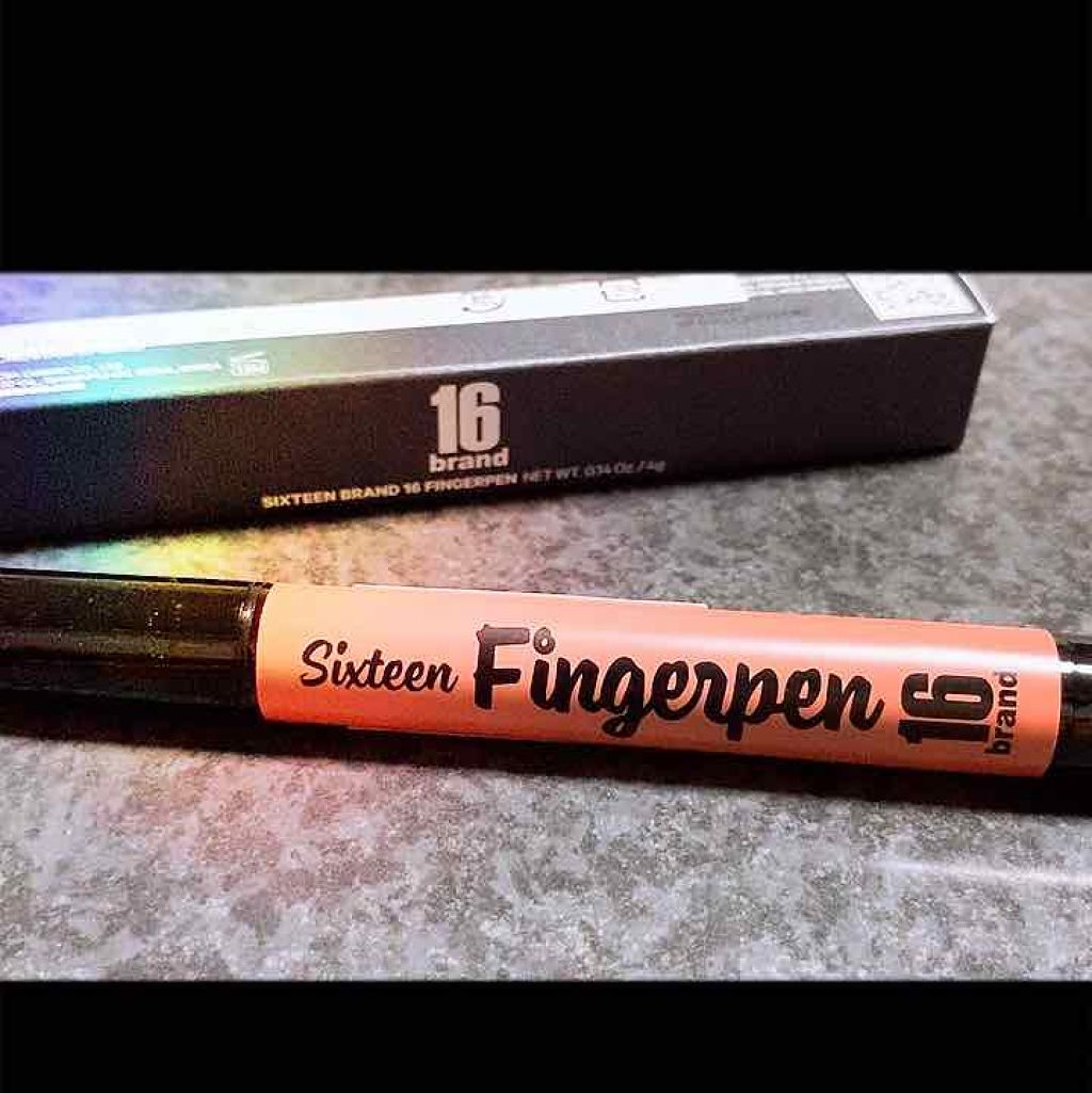 フィンガーペン/16BRAND/口紅を使ったクチコミ（1枚目）