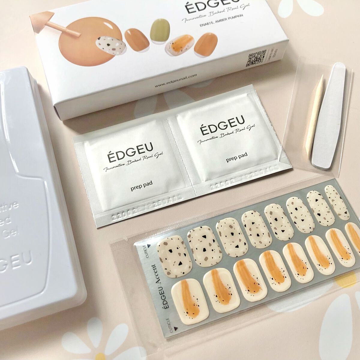 貼って固めるジェルネイル(Nail)/EDGEU/ネイルシールを使ったクチコミ(1枚目)