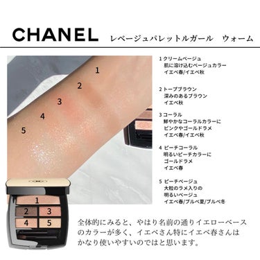 レ ベージュ パレット ルガール/CHANEL/パウダーアイシャドウを使ったクチコミ（2枚目）