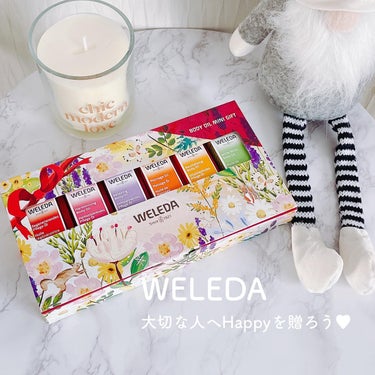 WELEDA ボディオイル ミニギフトのクチコミ「   
   
大切な人へ𝐇𝐚𝐩𝐩𝐲を贈ろう。
  .....」（1枚目）