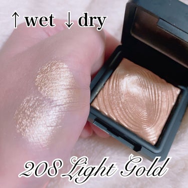 ウォーターアイシャドウ 208 Light Gold/KIKO/シングルアイシャドウを使ったクチコミ（3枚目）