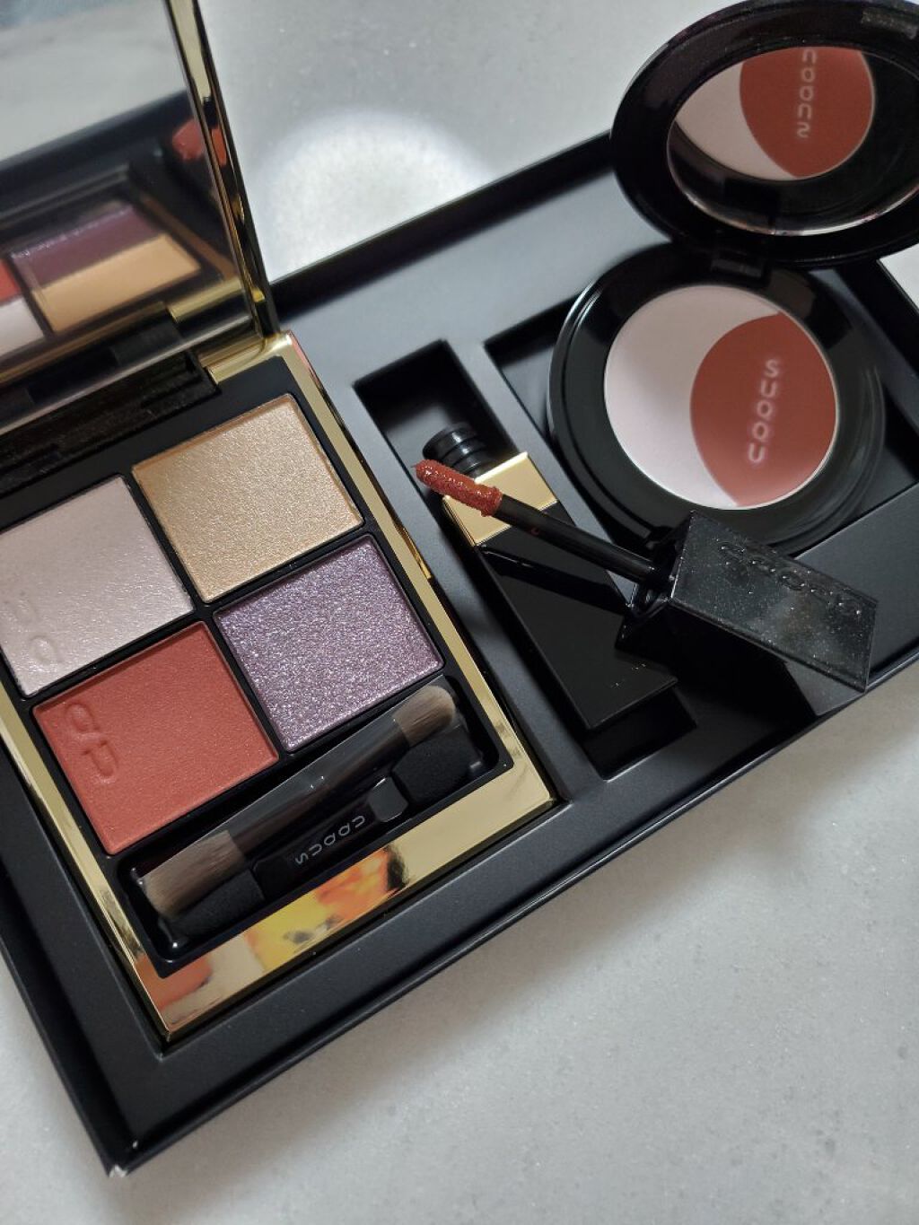 ホリデー メイクアップ キット A/B/SUQQU/メイクアップキットを使ったクチコミ（1枚目）