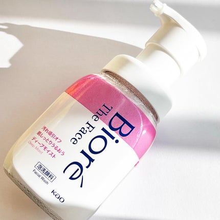 ビオレ ザフェイス 泡洗顔料 ディープモイスト/ビオレ/泡洗顔を使ったクチコミ(1枚目)