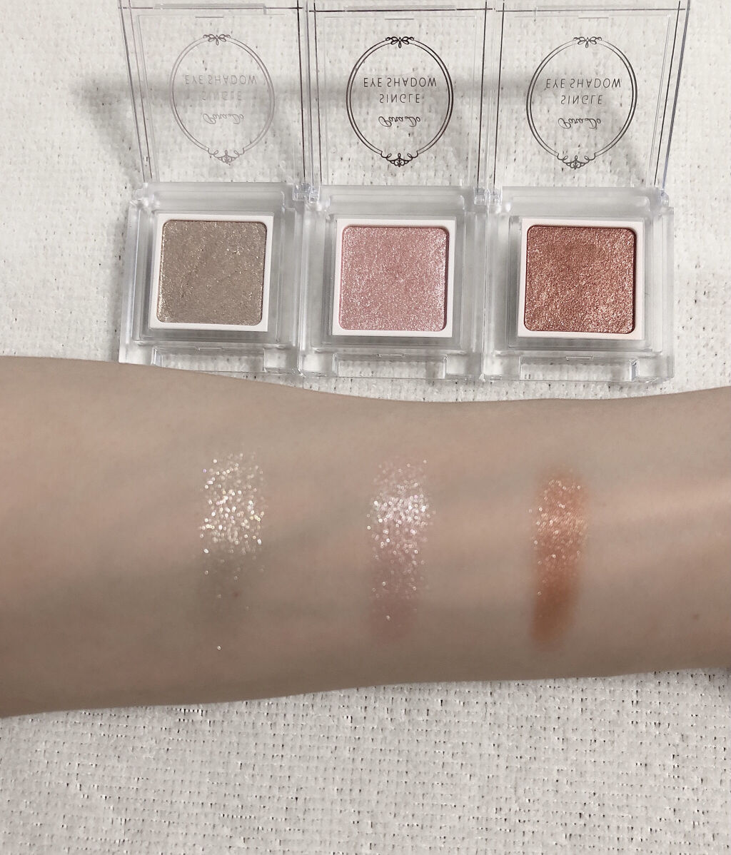 パラドゥ シングルアイシャドウ	/パラドゥ/単色アイシャドウを使ったクチコミ（3枚目）