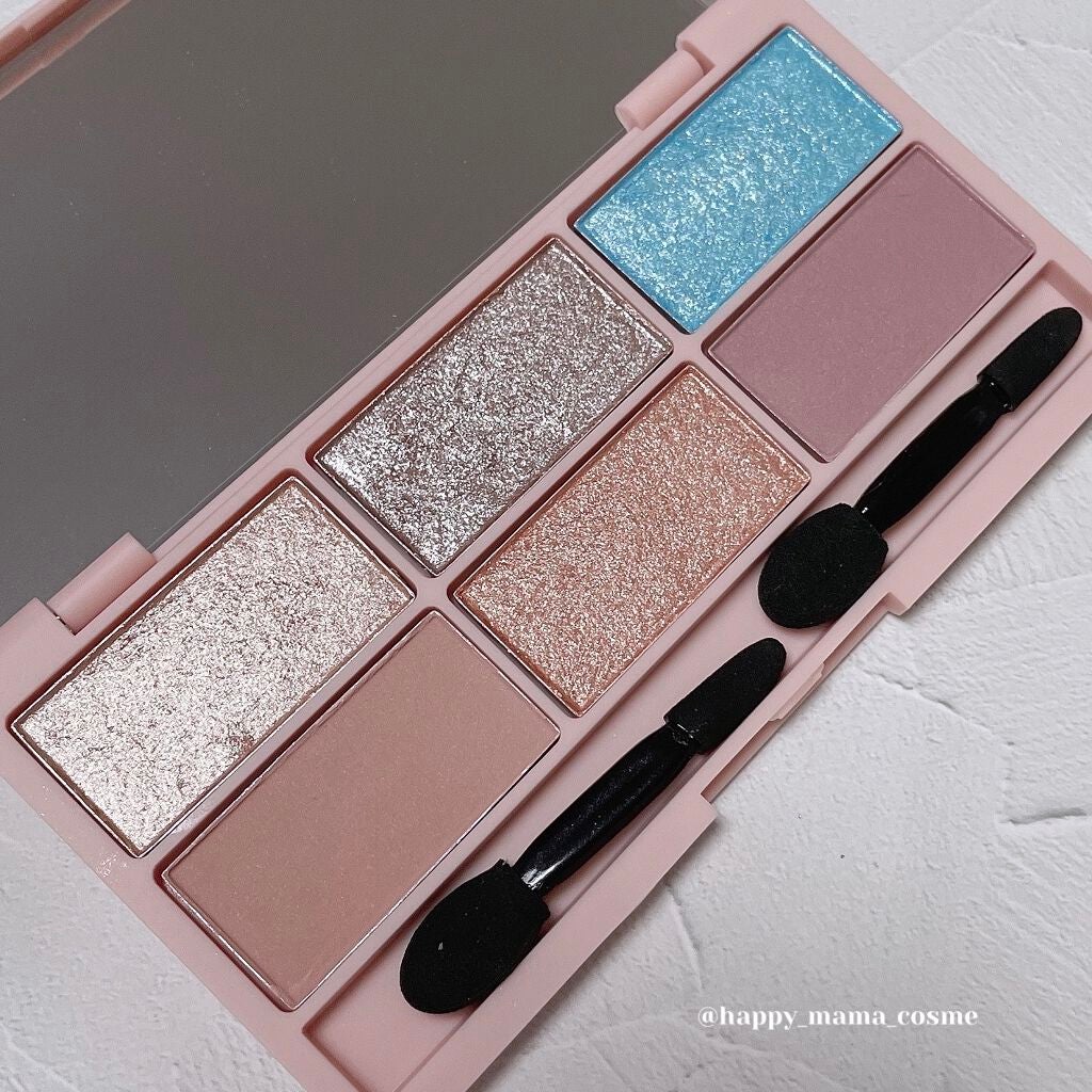 イロアソビ 6色アイパレット/iroasobi/アイシャドウパレットを使ったクチコミ(8枚目)