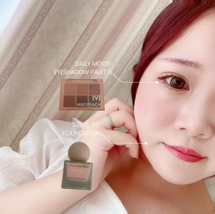 マッドピーチ スタイルフィットファンデーション/MAD PEACH/リキッドファンデーションを使ったクチコミ(1枚目)