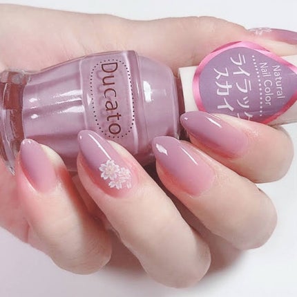 ナチュラルネイルカラーN 095 ライラックスカイ/デュカート/マニキュアの画像