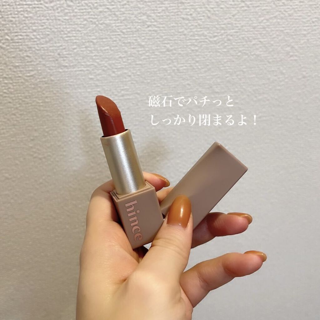 ムードインハンサーシアー S001 インザモーメント/hince/口紅を使ったクチコミ（3枚目）