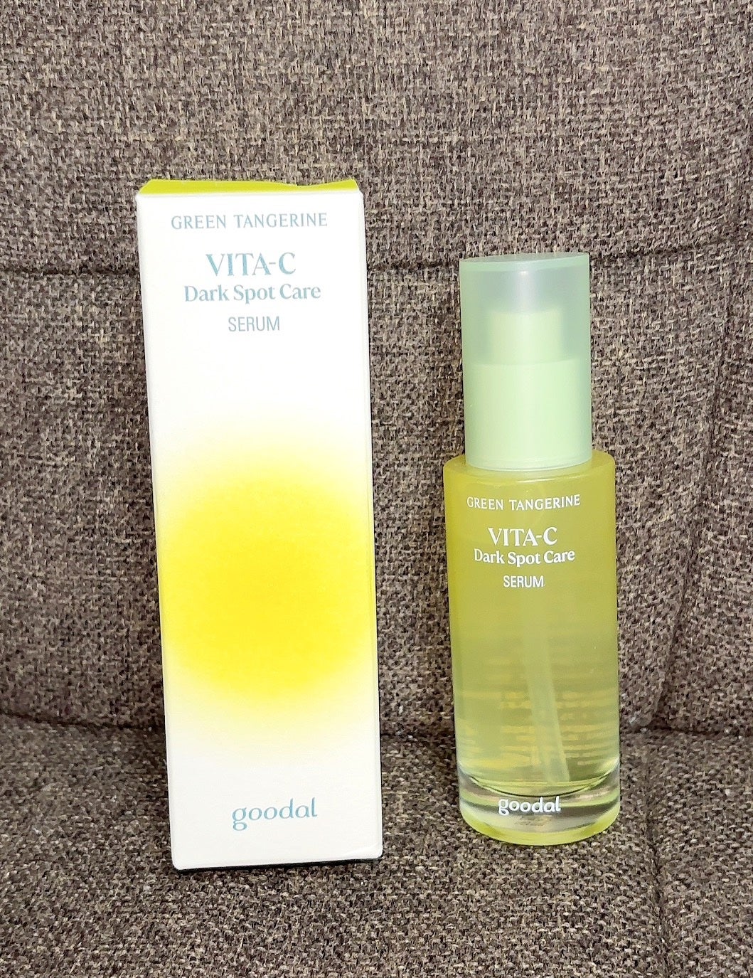 グリーンタンジェリン ビタC ダークスポットケアセラム/goodal/美容液を使ったクチコミ(1枚目)