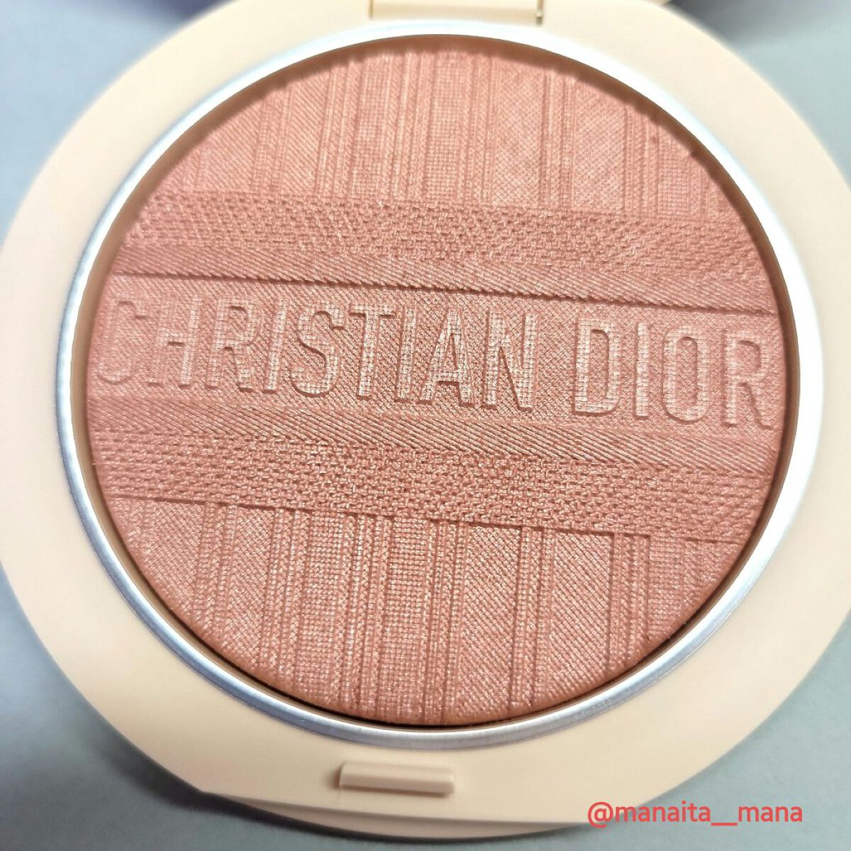 ディオールスキン フォーエヴァー クチュール ルミナイザー 002 ピンク リビエラ〈ディオリビエラ エディション〉/Dior/プレストパウダーを使ったクチコミ（1枚目）