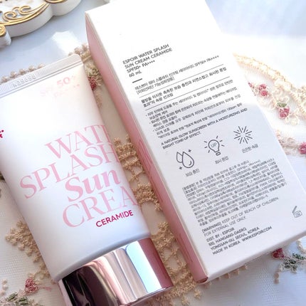 ウォータースプラッシュサンクリーム セラミド/espoir/日焼け止めクリームを使ったクチコミ(10枚目)