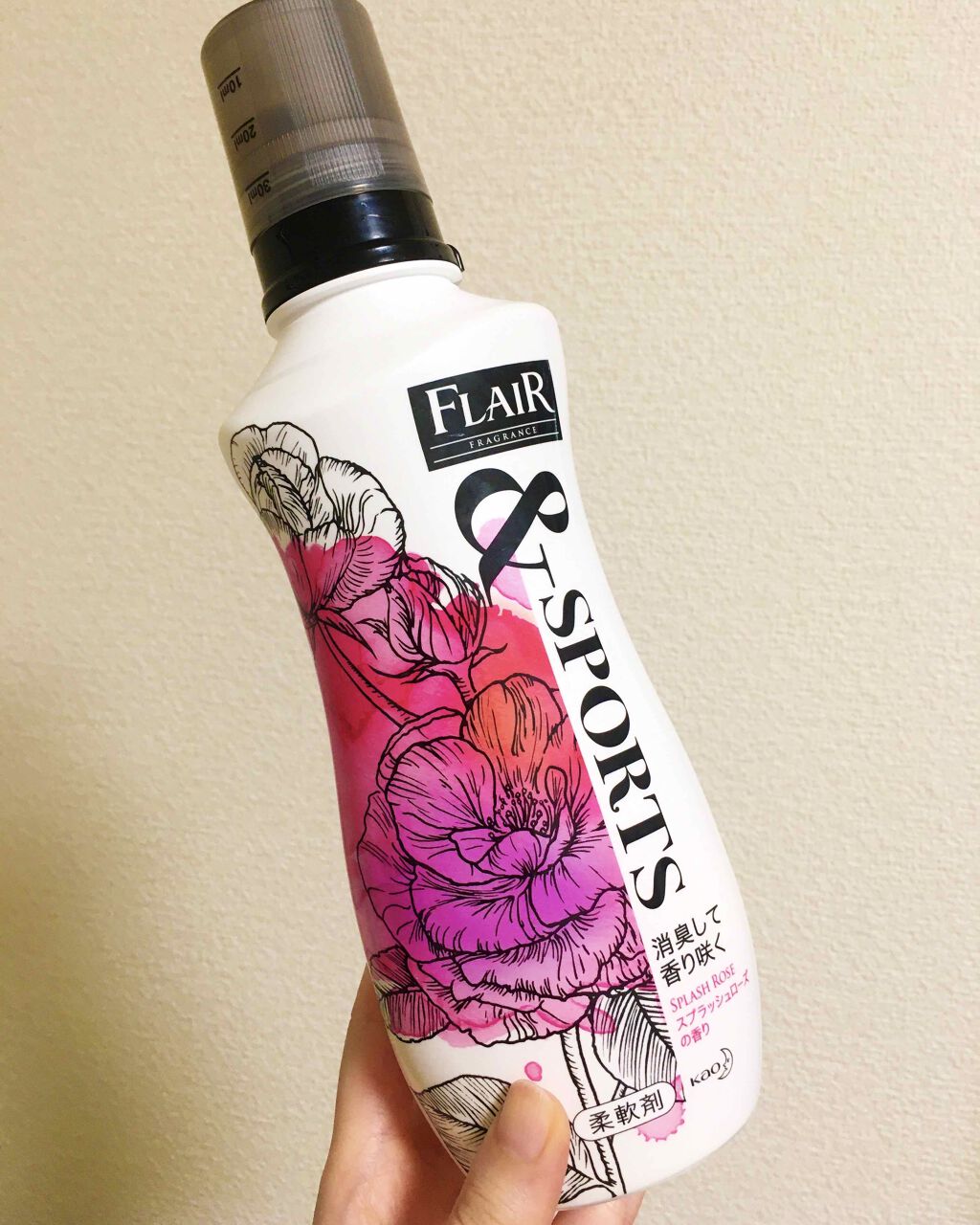 フレア フレグランス &SPORTS スプラッシュローズの香り/ハミングフレア/柔軟剤を使ったクチコミ(1枚目)