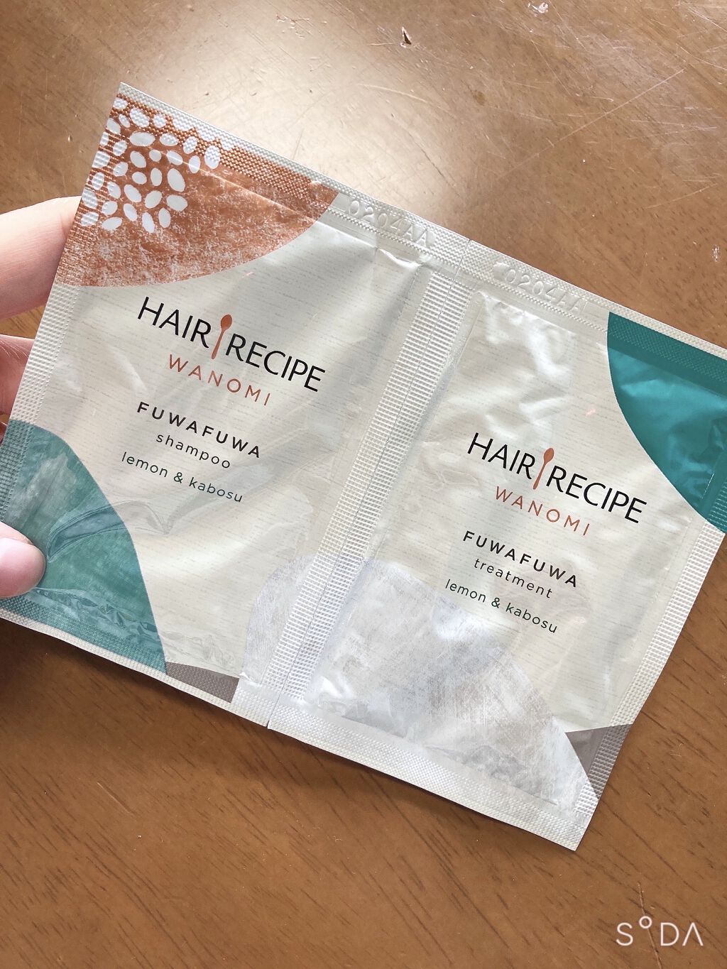 ふわふわ シャンプー／トリートメント お試しサシェ/WANOMI/シャンプー・コンディショナーを使ったクチコミ（1枚目）