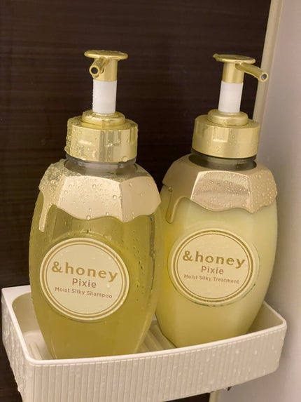 アンドハニー ピクシー モイストシルキー シャンプー1.0/ヘアトリートメント2.0/&honey/市販シャンプーを使ったクチコミ(1枚目)