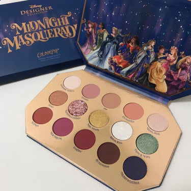 ミッドナイト マスカレード アイシャドウ パレット/ColourPop/アイシャドウパレットを使ったクチコミ（1枚目）