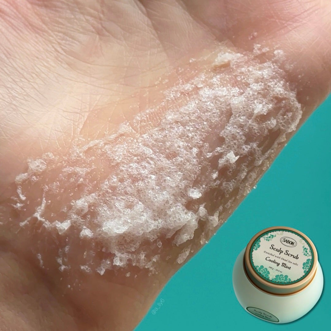 ヘッドスクラブ リフレッシング(ミント)/SABON/ヘッドスクラブを使ったクチコミ(3枚目)