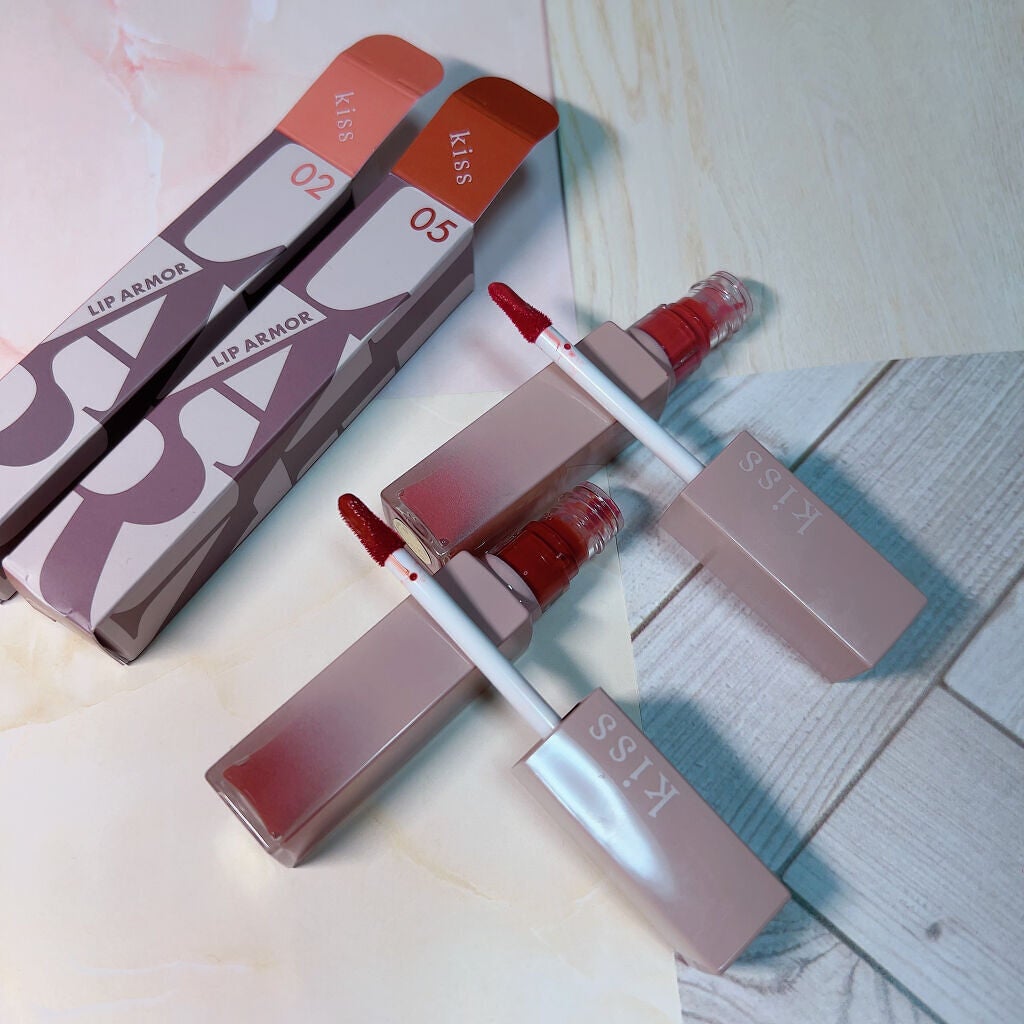 リップアーマー/KiSS/口紅を使ったクチコミ(3枚目)