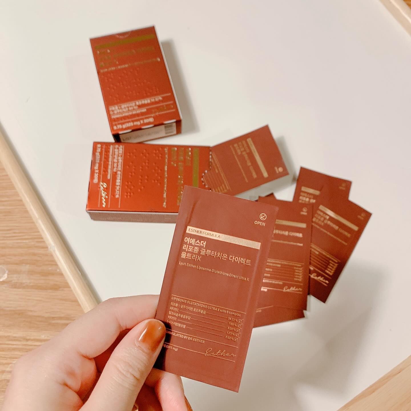 ヨエスターGLTダイレクトウルトラX/ESTHER FORMULA/美容サプリメントを使ったクチコミ（2枚目）