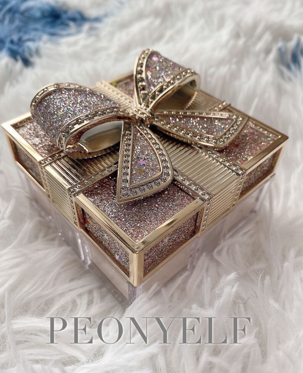 ツヤ肌仕上げのパール入りリボンパウダー/PEONYELF/ルースパウダーを使ったクチコミ(2枚目)