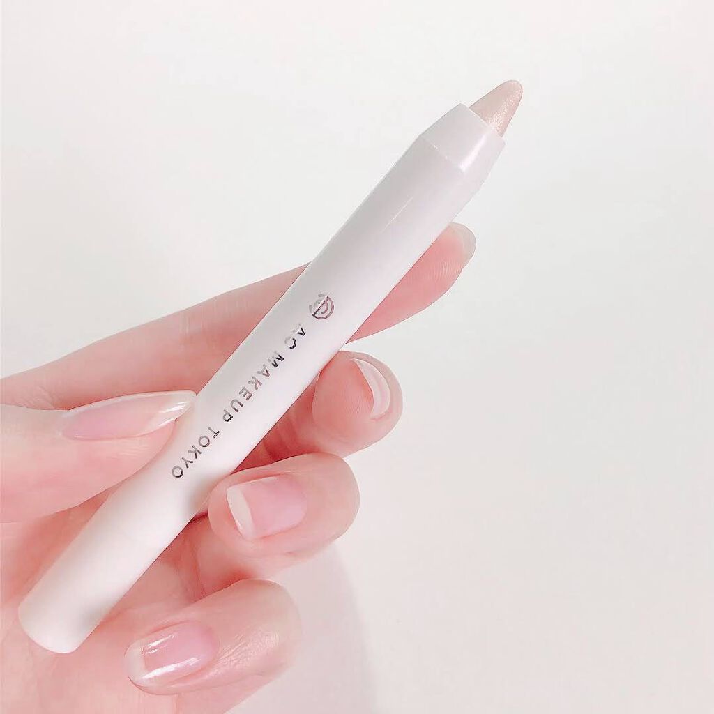 AC シークレット ティアーズバッグ ハイライター/セリア/クリームハイライトを使ったクチコミ（2枚目）