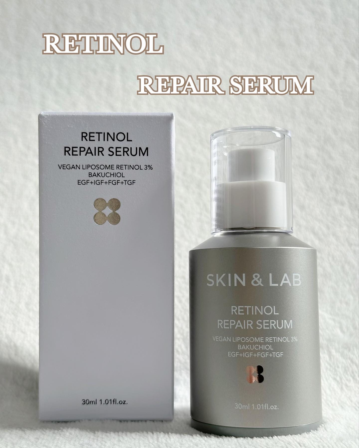 ヴィーガンリポソームレチノールセラム/SKIN&LAB/美容液を使ったクチコミ（2枚目）