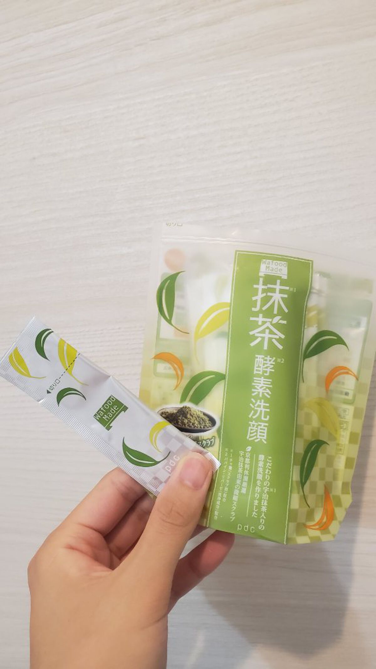 ワフードメイド　宇治抹茶酵素洗顔/pdc/洗顔パウダーを使ったクチコミ（1枚目）