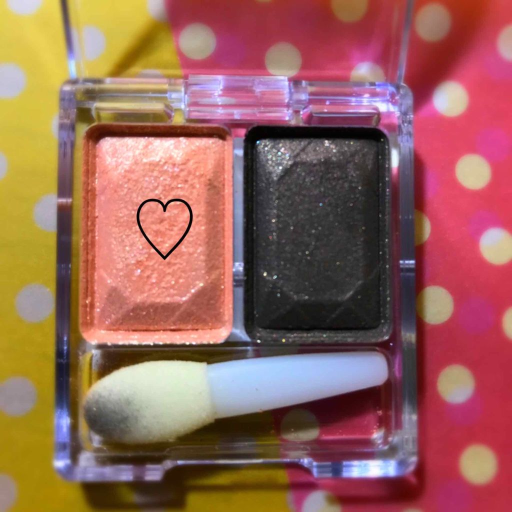 ツーカラー アイシャドウ ラメシリーズ/CEZANNE/アイシャドウパレットを使ったクチコミ(2枚目)