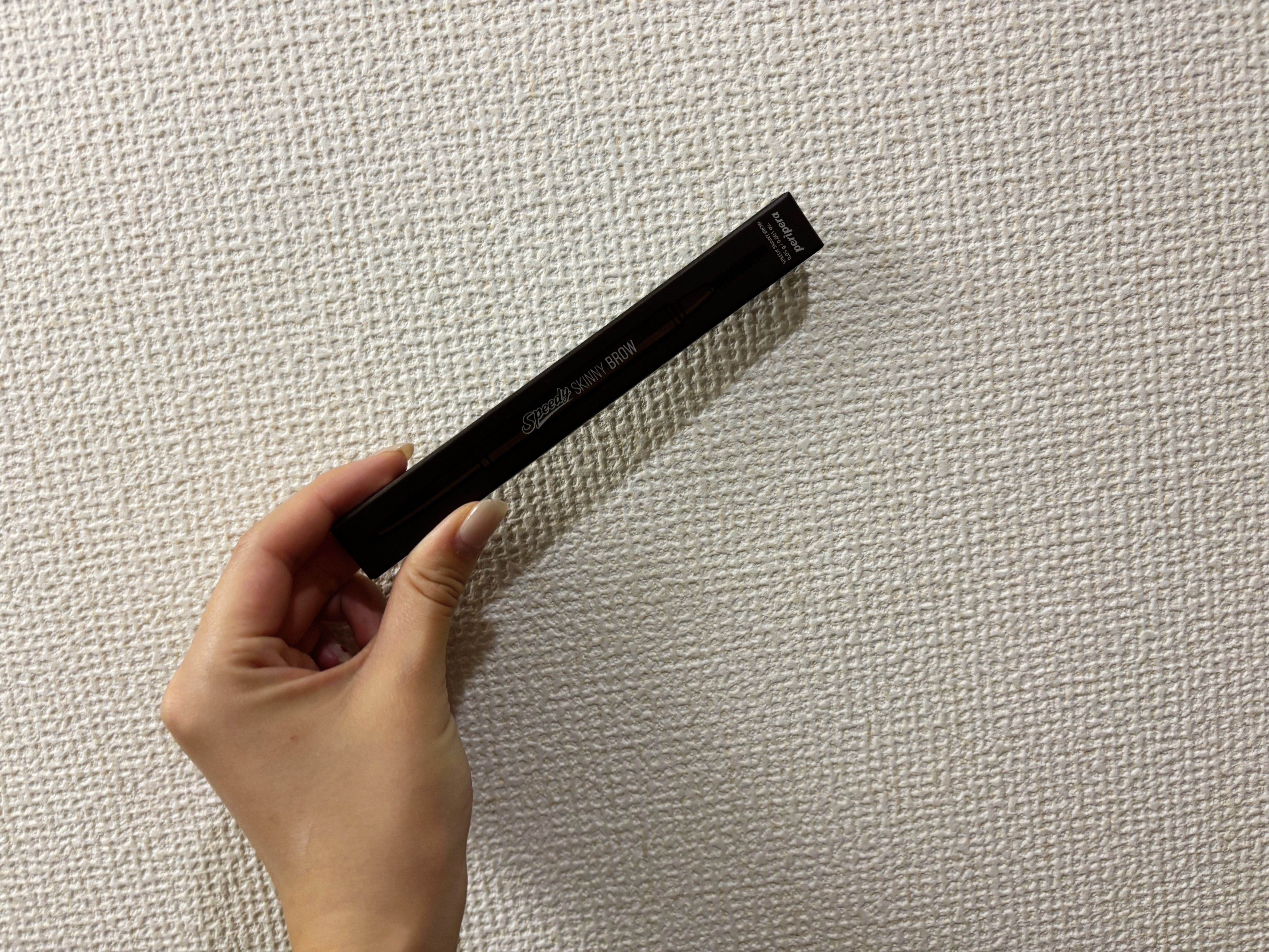 スピーディー スキニー ブロウ/PERIPERA/アイブロウペンシルを使ったクチコミ（2枚目）