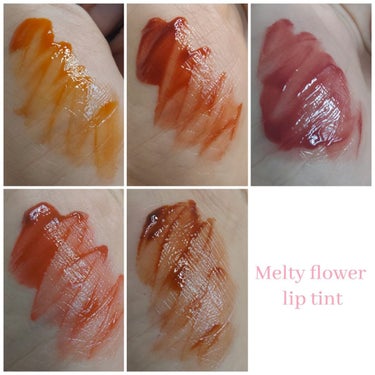 Melty flower lip tint/haomii/口紅を使ったクチコミ（3枚目）