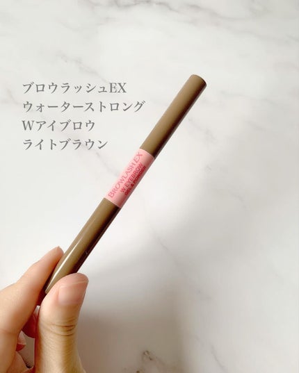 ブロウラッシュEX ウォーターストロング Wアイブロウ (ジェルペンシル&パウダー) 2021夏限定パッケージ(ライトブラウン)/ブロウラッシュ/パウダーアイブロウの画像